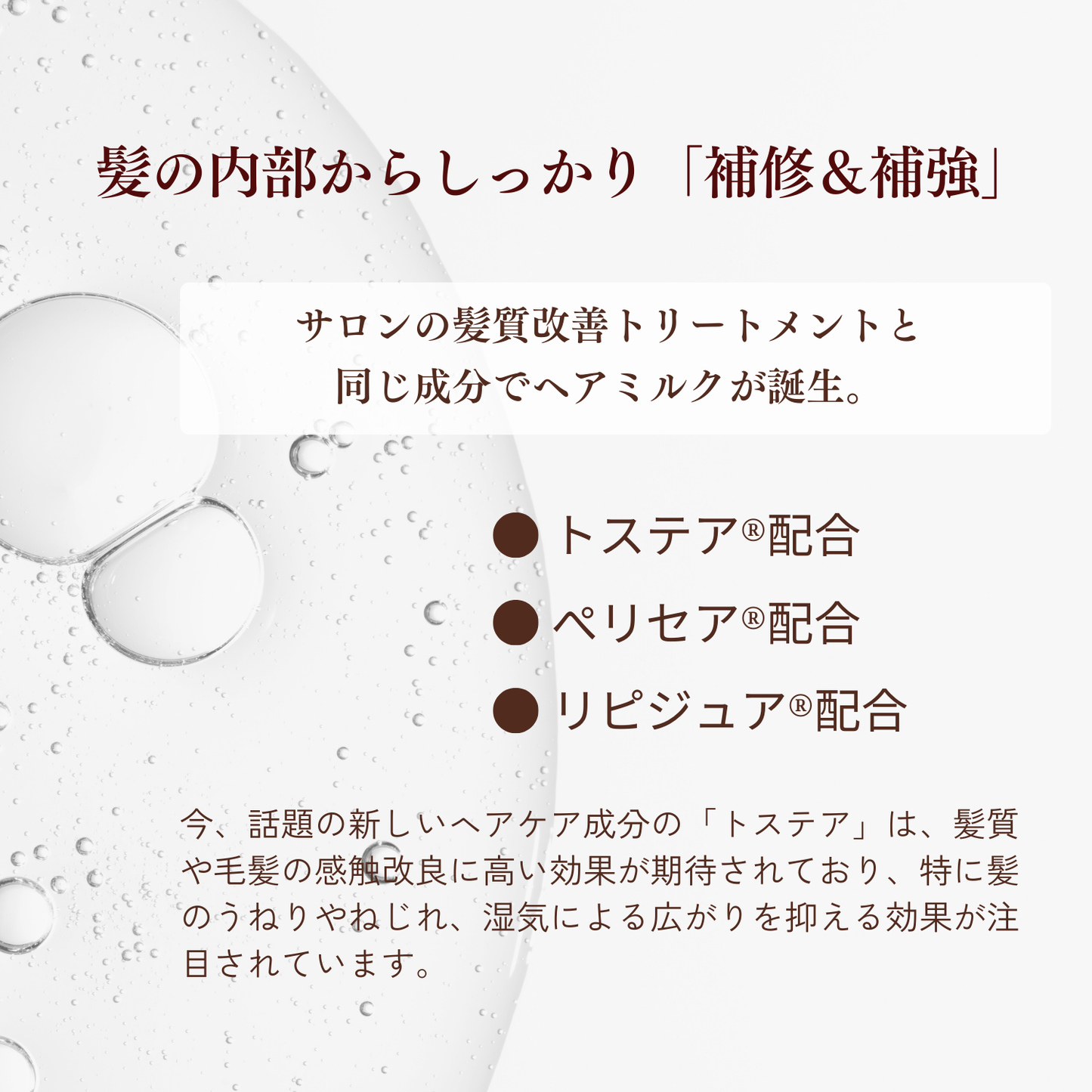 ヘアケアパーフェクト2点セット（ヘアオイル＆ヘアミルク）